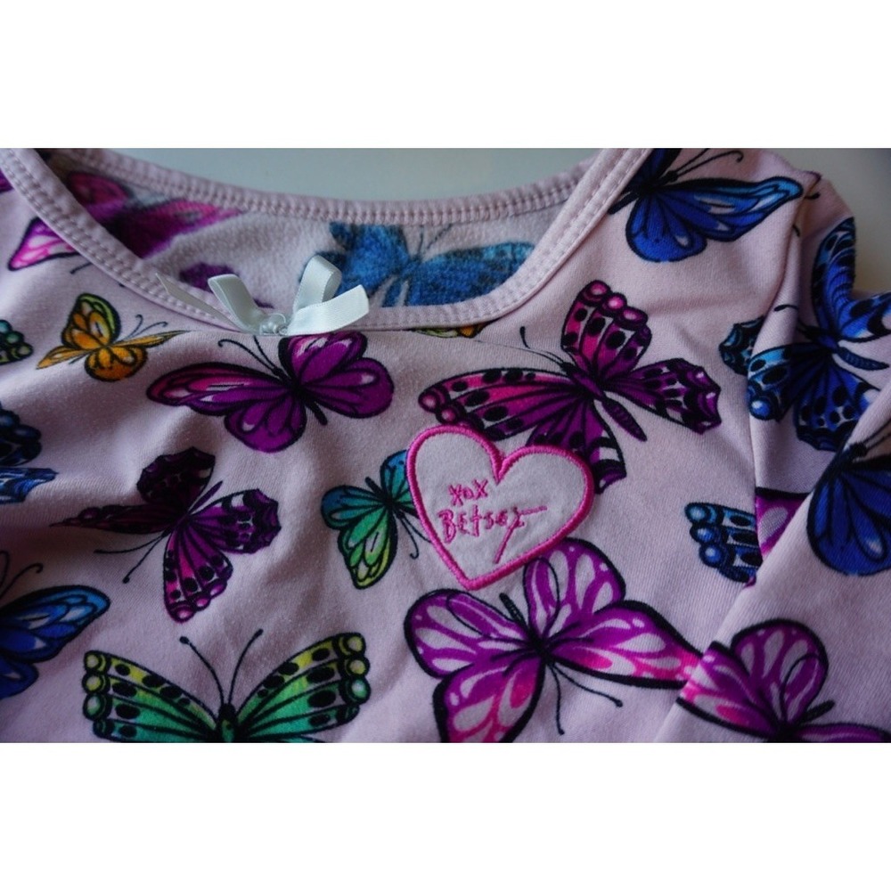 Xoxo Betsey Johnson Girls Butterfly Print Pajama Set